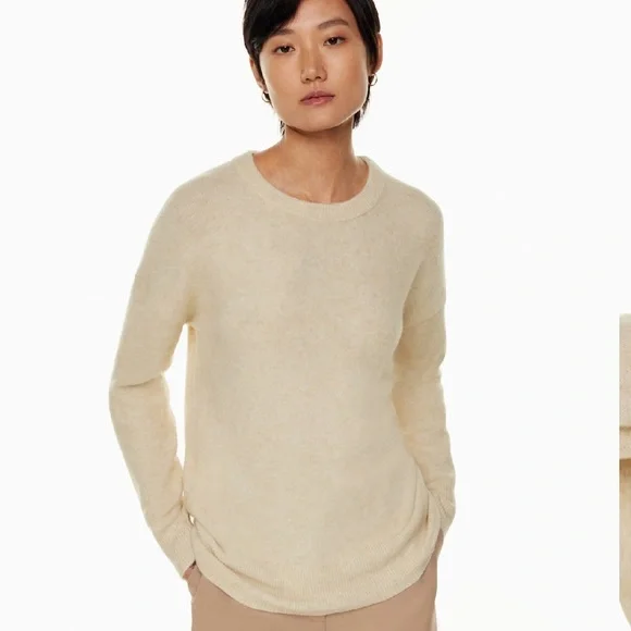 The Group Babaton Thurlow Sweater M Green Merino Wool blend - Picture 9 of 11